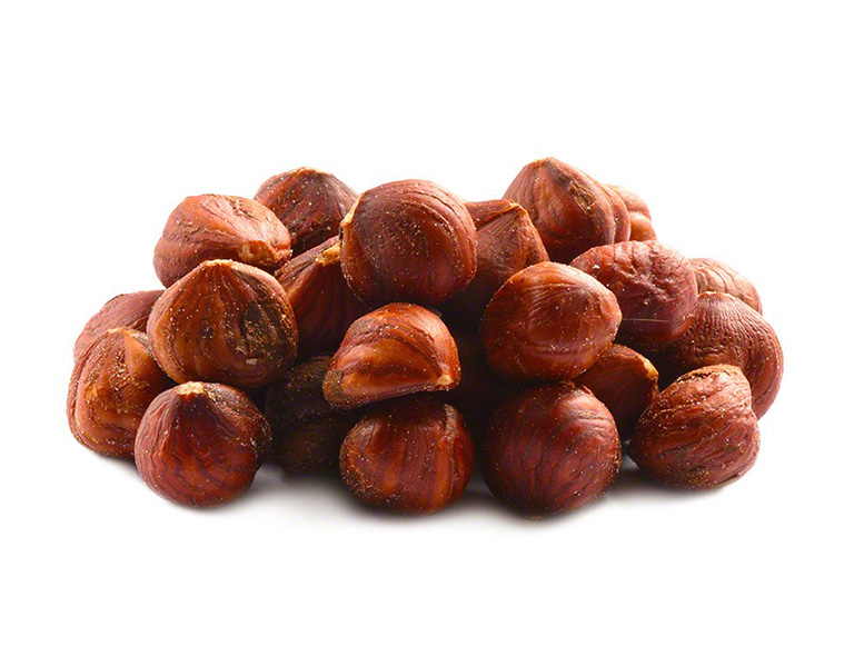 ROASTED SALTED SHELLED FILBERTS (HAZELNUTS)